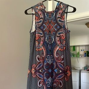 Multicolored design dress